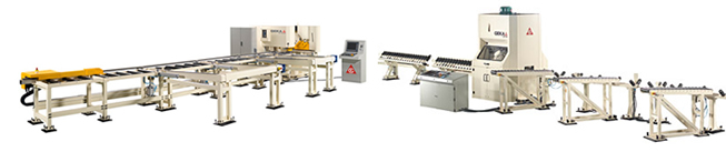 GEKA Automatic Lines - flat bar processing and angle processing